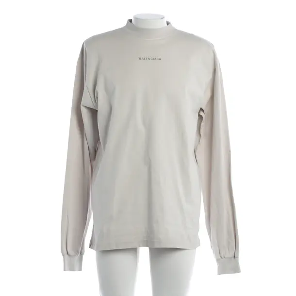 Long Sleeve Shirt, in Beige, Cotton, Balenciaga