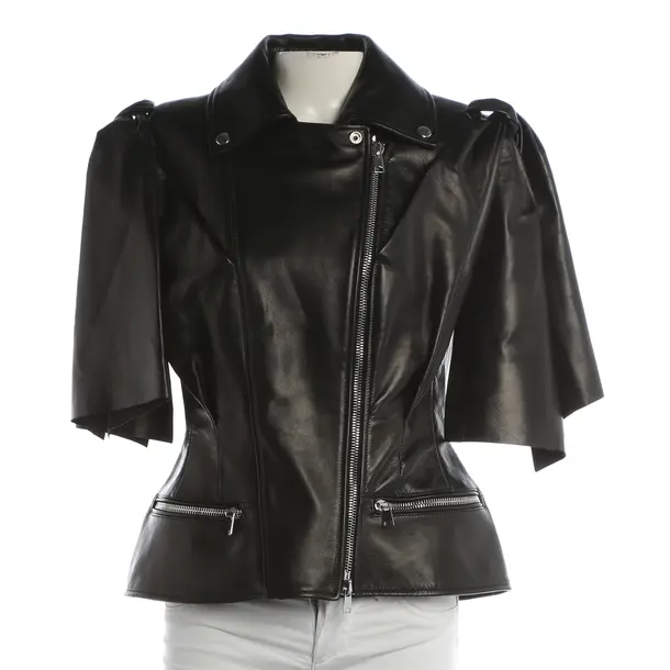 LeatherJacket, in Black, Leather, Alexander McQueen