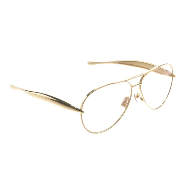 Occhiali da sole, in Oro, Metallo, Bottega Veneta