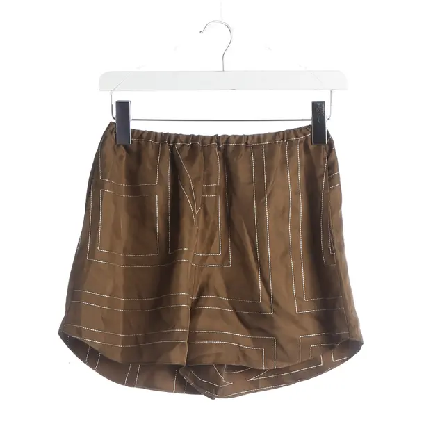 Shorts, in Hellbraun, Seide, Totême