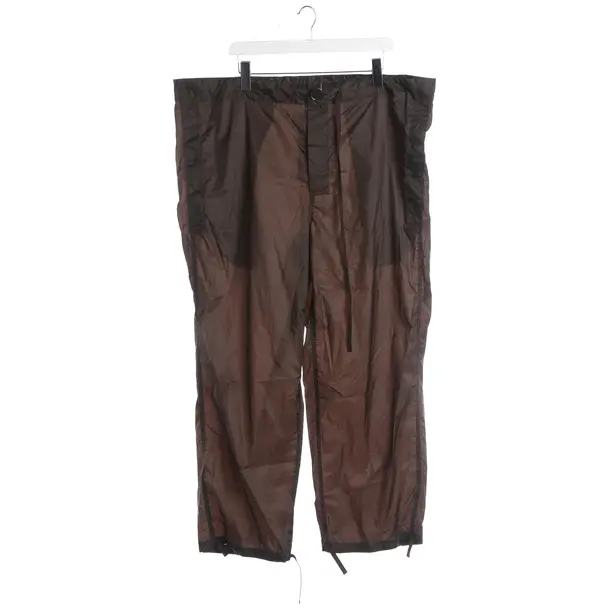 Hose, in Dunkelbraun, Polyimid, Maison Martin Margiela