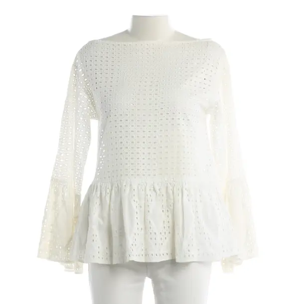Bluse, in Weiß, Baumwolle, MSGM