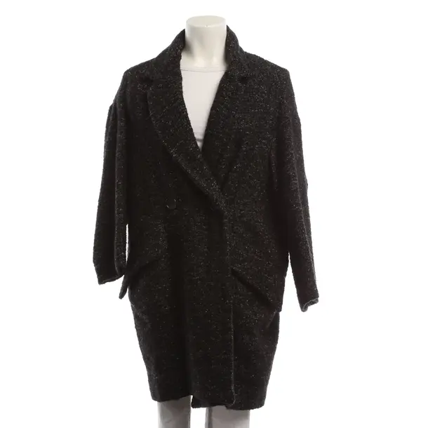 Wintermantel, in Schwarz, Wolle, Isabel Marant