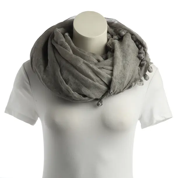 Shawl, in Gray, Cotton, Faliero Sarti