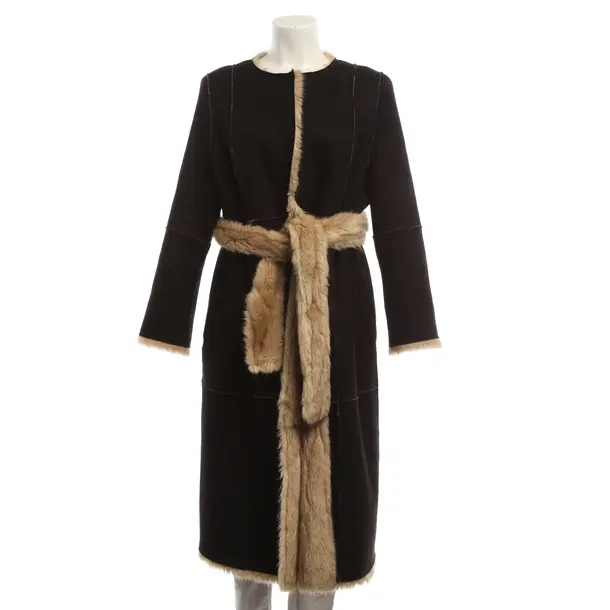 Reversible Coat, in Black, Acrylic, Stand Studio