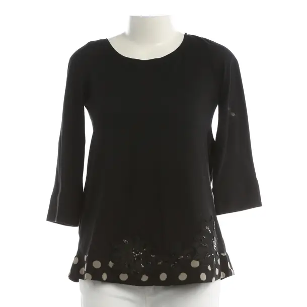 Long Sleeve Shirt, in Black, Cotton, Twin Set