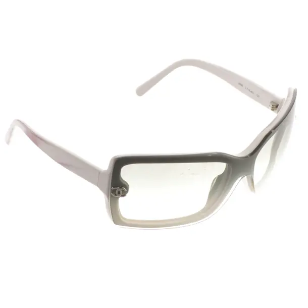 Sunglasses, in Green, Synthetic, Chanel