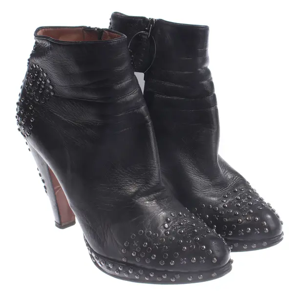 Ankle Boots, in Black, Alaia