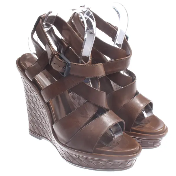 Wedges, in Brown, Bottega Veneta