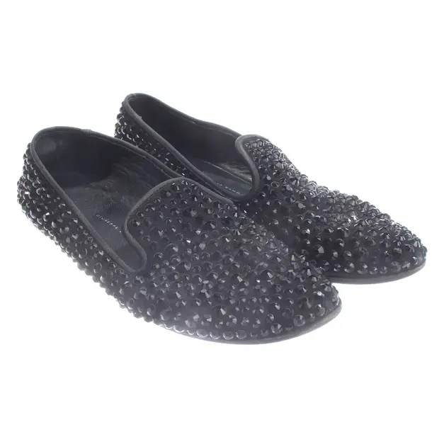 Loafers, in Black, Giuseppe Zanotti