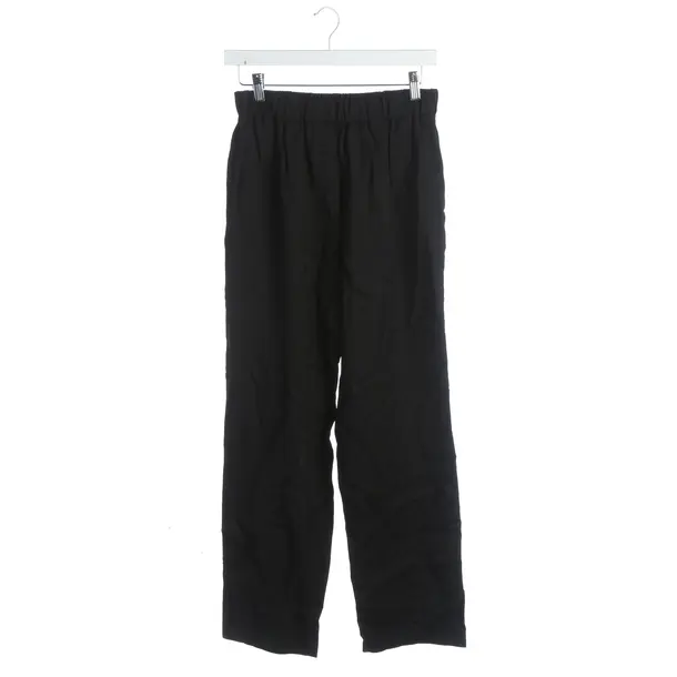 Pants, in Black, Viscose, Forte_Forte