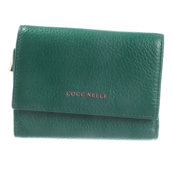 Wallet, in Green, Leather, Coccinelle