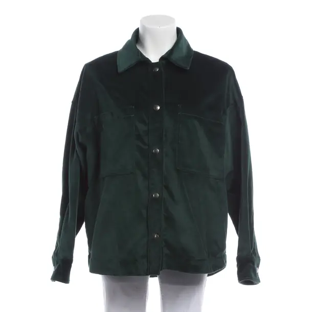 Mid-Season Jacket, in Dark Green, Cotton, Robert Friedman