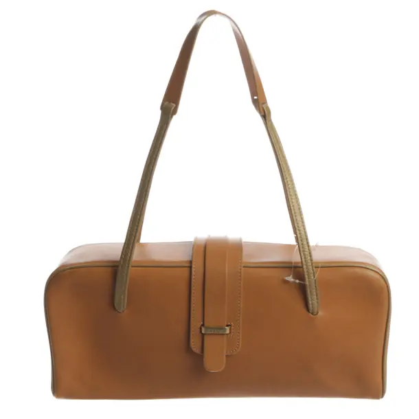 Handtasche, in Hellbraun, Leder, Hogan