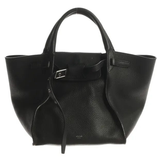 Shopper Bag, in Black, Leather, Céline