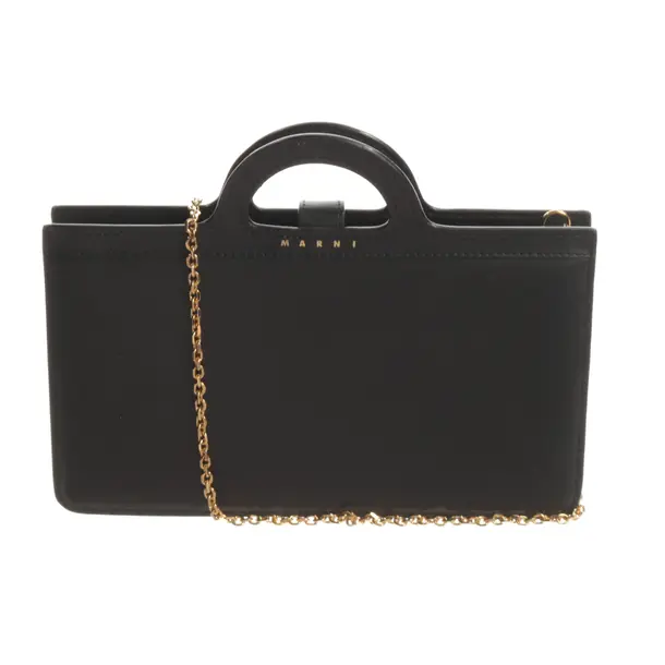 Wallet on Chain, in Schwarz, Leder, Marni