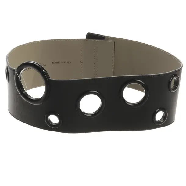 Belt, in Black, Leather, Missoni M