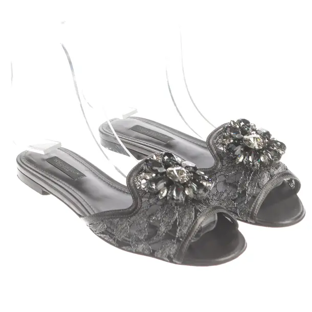 Sandalen, in Silber, Dolce & Gabbana