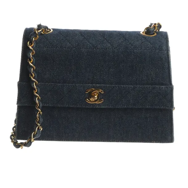 Borsa a cinture a tracolla, in Blu, Cotone, Chanel