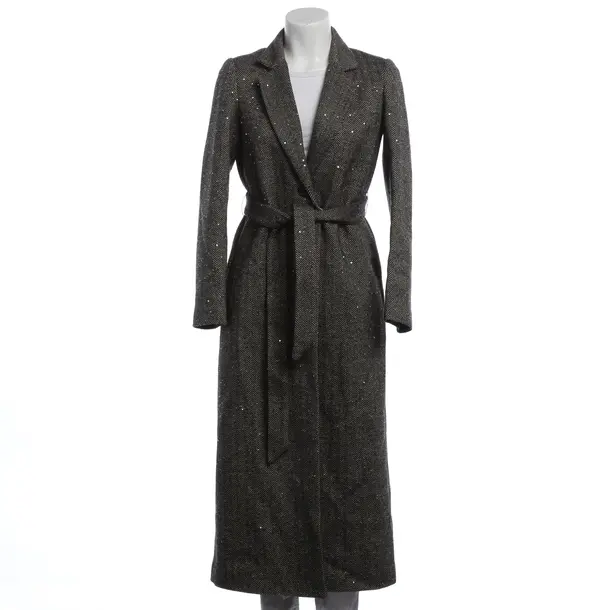 Cappotto mezza stagione, in Nero, Lana, Set di gemelli