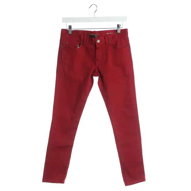 Skinny Jeans, in Red, Cotton, Saint Laurent