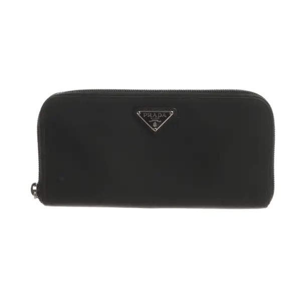 Wallet, in Black, Polyamide, Prada