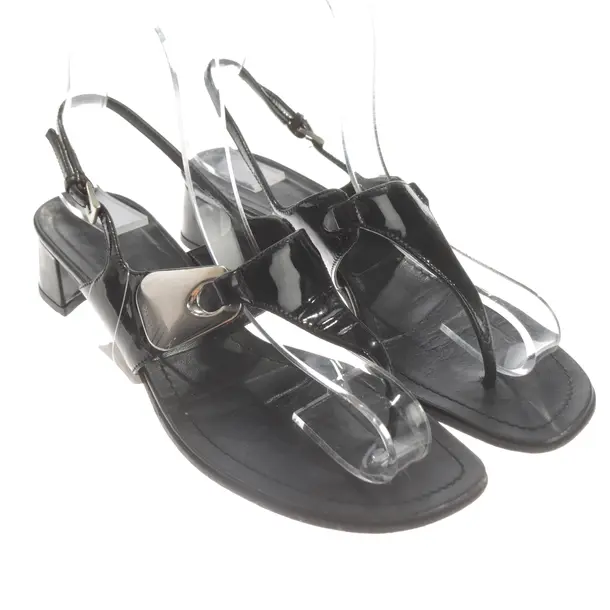 Heeled Sandals, in Black, Prada