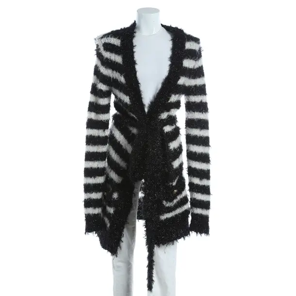 Cardigan, in Black, Wool, Balmain