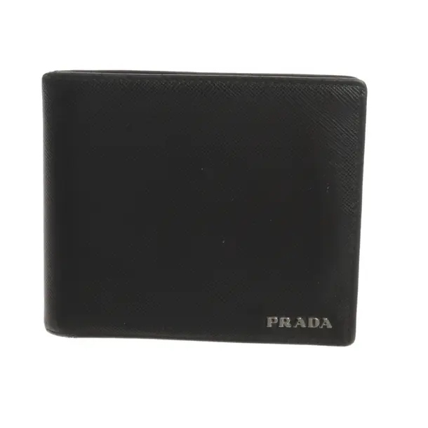 Custodia per schede, in Nero, Pelle, Prada