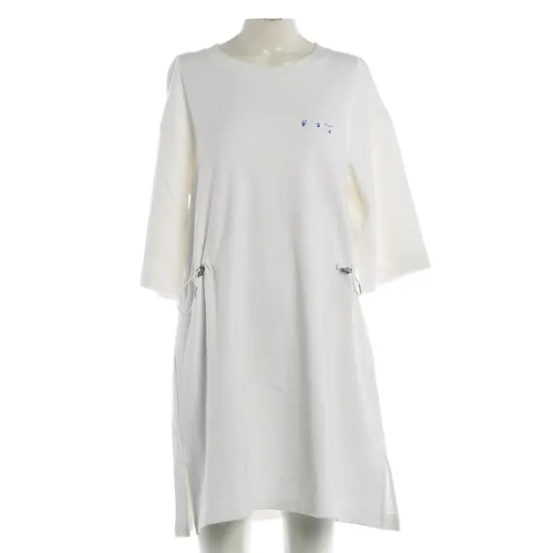Dress, in White, Cotton, Off-White