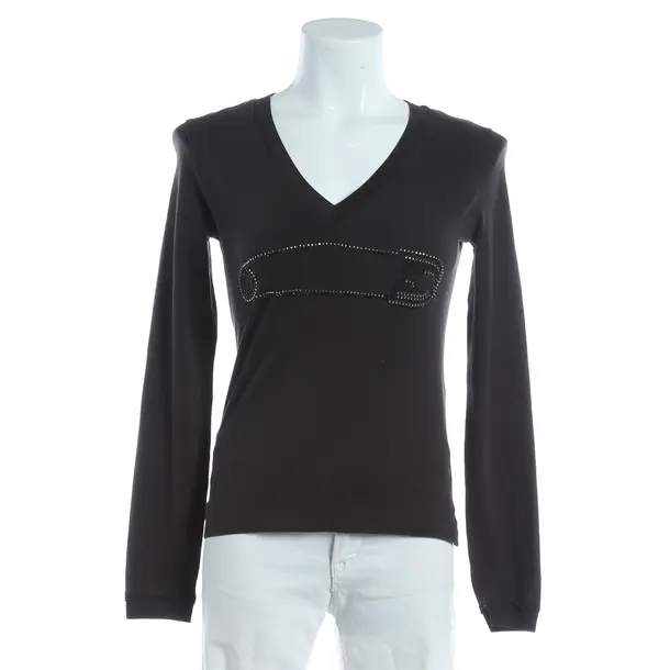 Long Sleeve Shirt, in Black, Cotton, Moschino