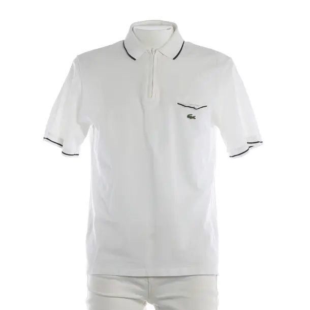 Poloshirt, in Weiß, Baumwolle, Lacoste