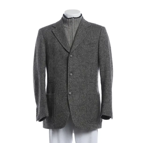 Mid-Season Jacket, in Gray, Wool, Fay