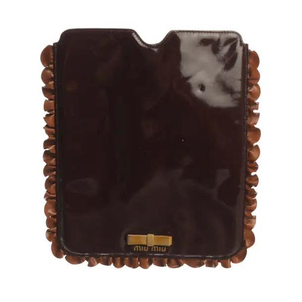 iPad Case, in Bordeaux, Lackleder, Miu Miu