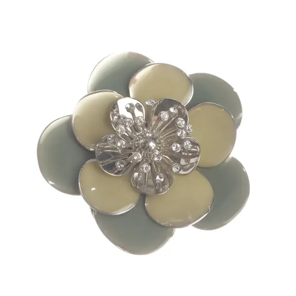 Brosche, in Mehrfarbig, Metall, Miu Miu