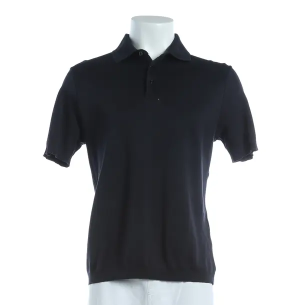Poloshirt, in Navy, Baumwolle, Herno