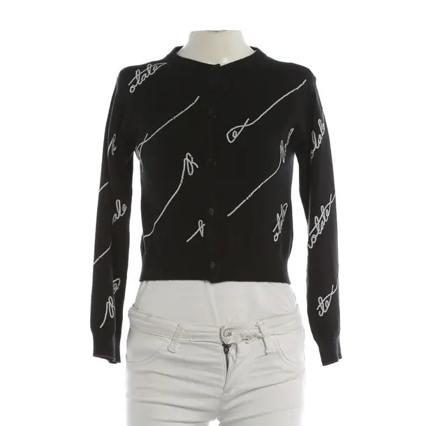 Cardigan, in Black, Cotton, Rotate Birger Christensen