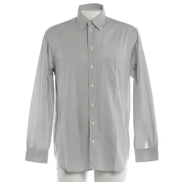 Hemd, in Grau, Baumwolle, Armani Collezioni
