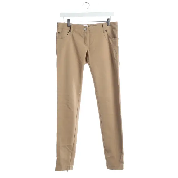 Pants, in Light Brown, Cotton, Elisabetta Franchi