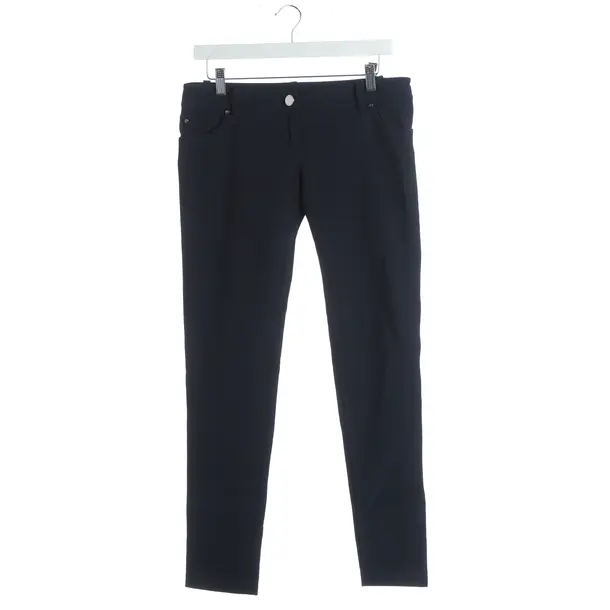 Pants, in Navy, Cotton, Elisabetta Franchi