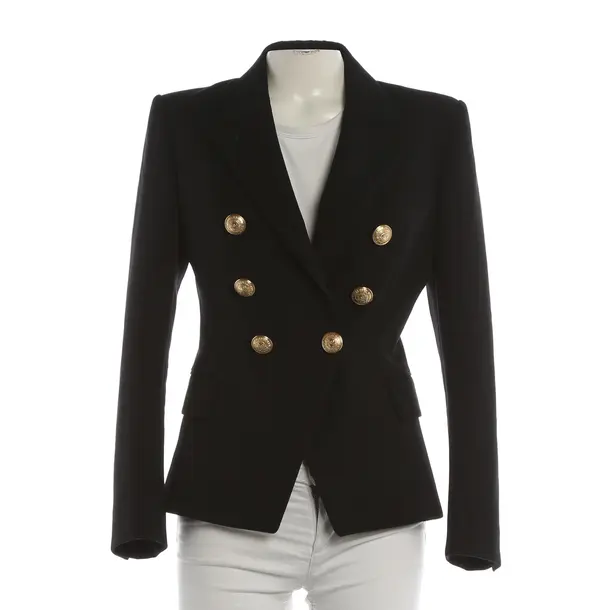 Blazer, in Schwarz, Wolle, Balmain