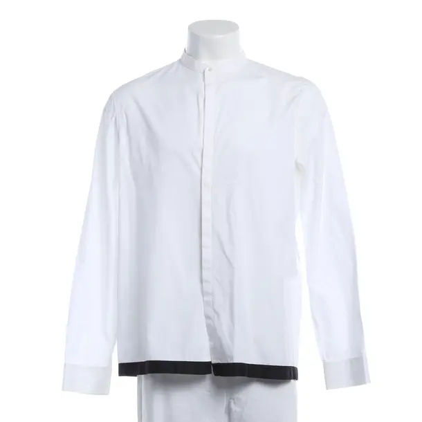 Shirt, in White, Cotton, Balenciaga