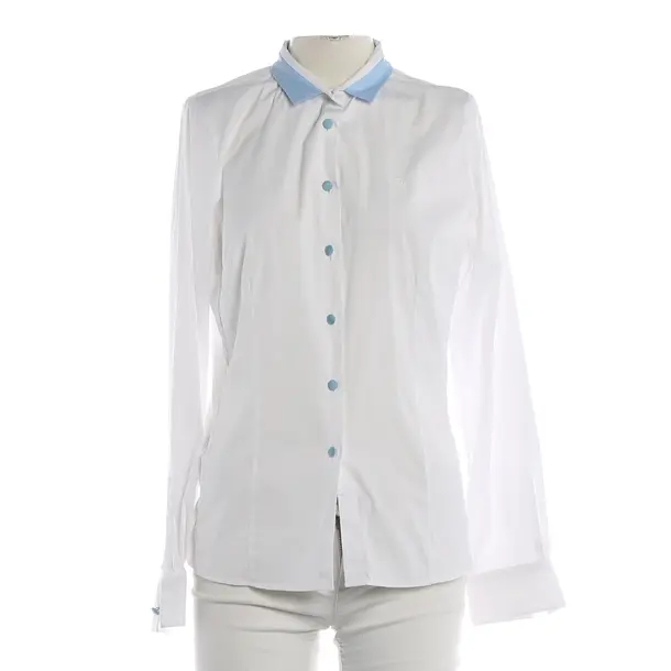 Blouse, in White, Cotton, Fay