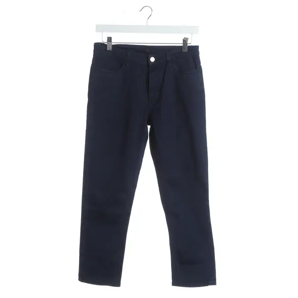 Pants, in Navy, Cotton, Prada