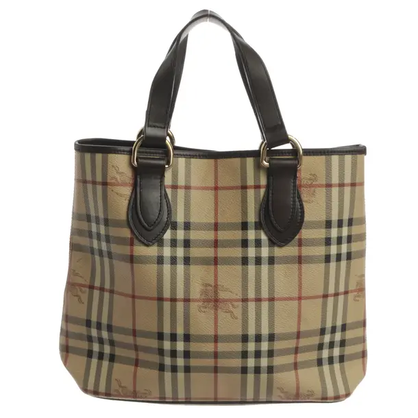 Handtasche, in Mehrfarbig, Leder, Burberry