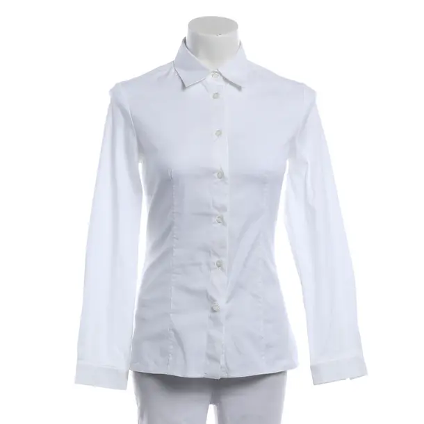 Blouse, in White, Cotton, Prada