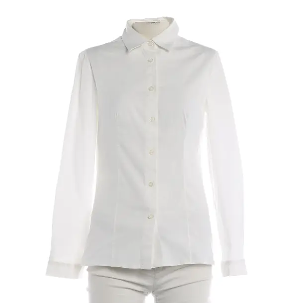 Blouse, in White, Cotton, Prada