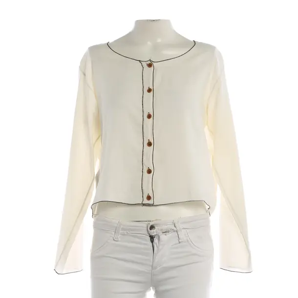 Camicetta, in Beige, Cotone, Miu Miu