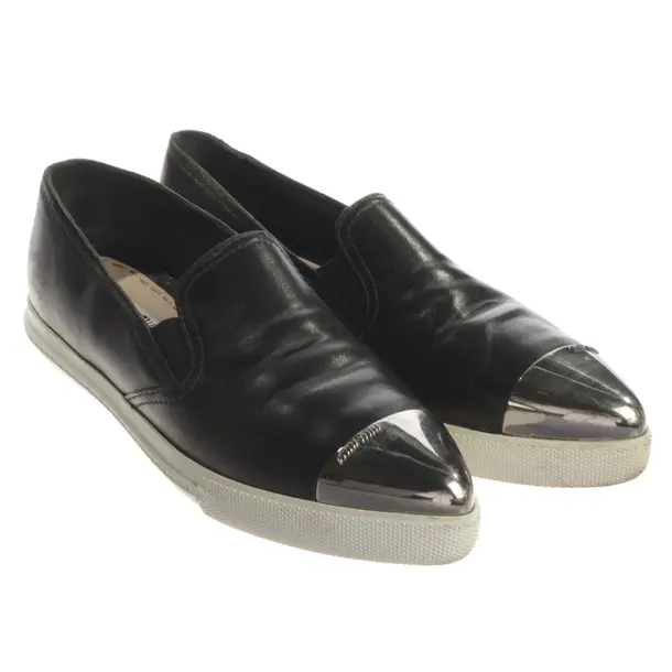 Flats, in Black, Miu Miu