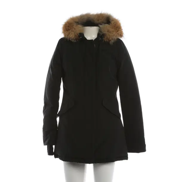Winterjacke, in Schwarz, Baumwolle, Woolrich